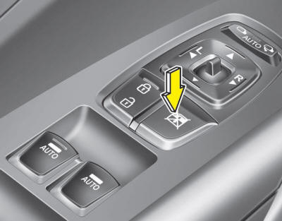 The driver can disable the power window switches on the rear passengers' doors
