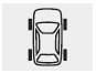 When the tire pressure monitoring system warning indicators are illuminated,