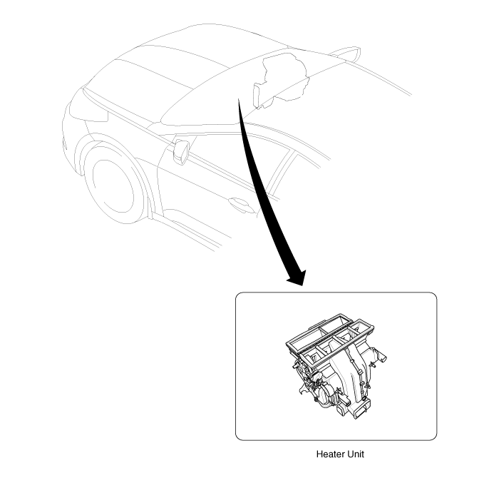 Hyundai Azera: Components and Components Location - Heater - Heating ...