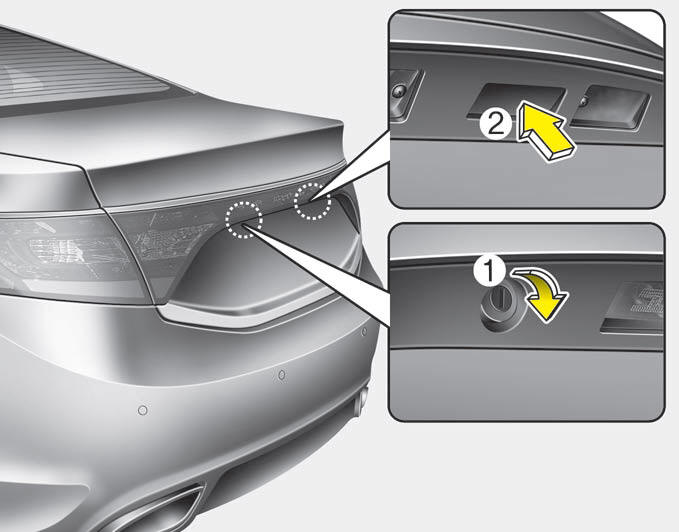 Hyundai Azera Trunk Features of your vehicle Hyundai Azera 2011