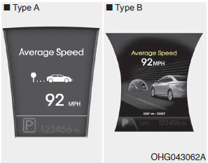 This mode calculates the average speed of the vehicle since the last average