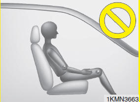 Never sit with the hips shifted towards the front of the seat.