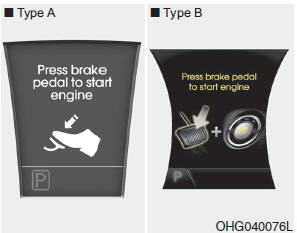 If the ENGINE START/STOP button changes to the ACC position twice by pressing