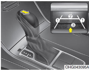 The rearview camera will activate when the back-up light is ON with the ignition