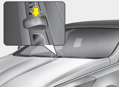 Never place anything over the sensor located on the instrument panel to ensure