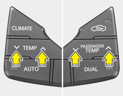 The temperature will increase to the maximum (HIGH) by pressing