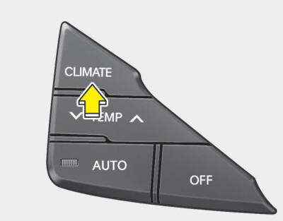 Press the climate information screen selection button to display climate information