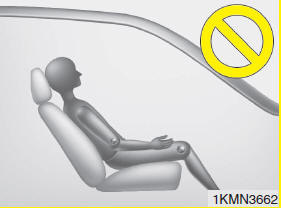 Never excessively recline the front passenger seatback.