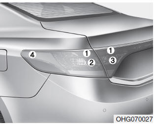 (1) Stop and tail light