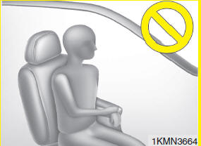 Never lean on the door or center console. Never sit on one side of the front