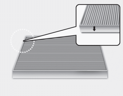 4. Replace the climate control air filter.