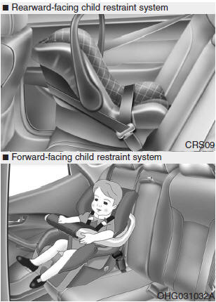 For small children and babies, the use of a child seat or infant seat is required.