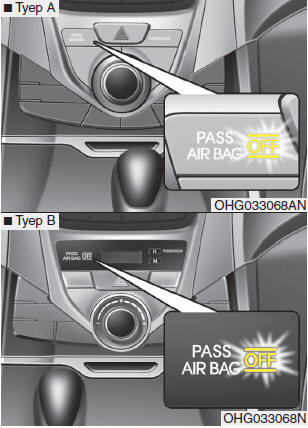 Your vehicle is equipped with an occupant classification system in the front